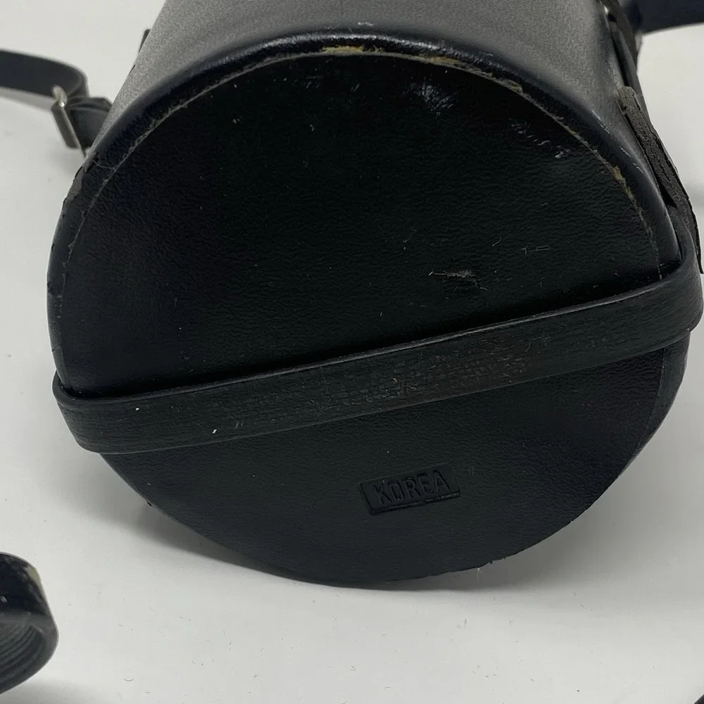 Vtg‎ Star-D Lens Leather Storage Protective Case and Hood 3.75